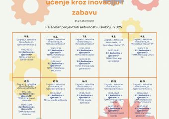 Nikola Tesla Network - Kalendar za svibanj