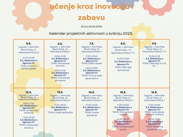 Kalendar za svibanj