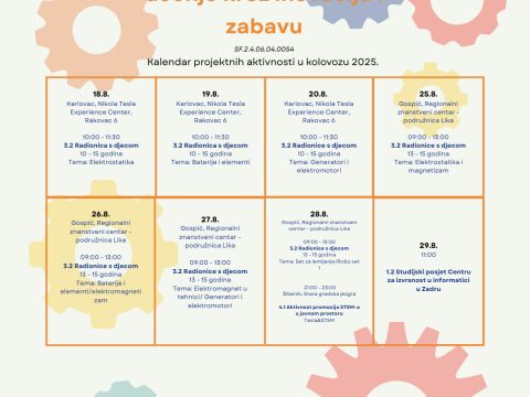 Nikola Tesla Network - Ažurirani kalendar za kolovoz 2025. je stigao!