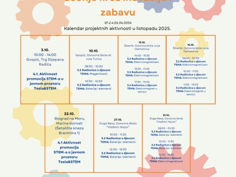 Nikola Tesla Network - Stigao nam je novi kalendar za mjesec listopad 2025!
