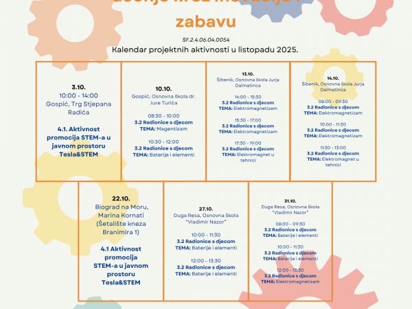 Stigao nam je novi kalendar za mjesec listopad 2025!