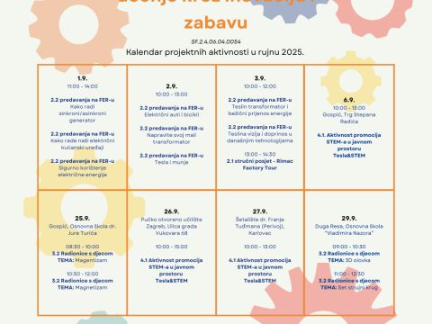 Nikola Tesla Network - Novi ažurirani kalendar za rujan 2025.!