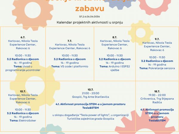 Kalendar za srpanj