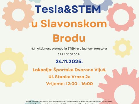 Nikola Tesla Network - Slavonski Brod otkriva čuda znanosti – stiže program „Tesla&STEM“