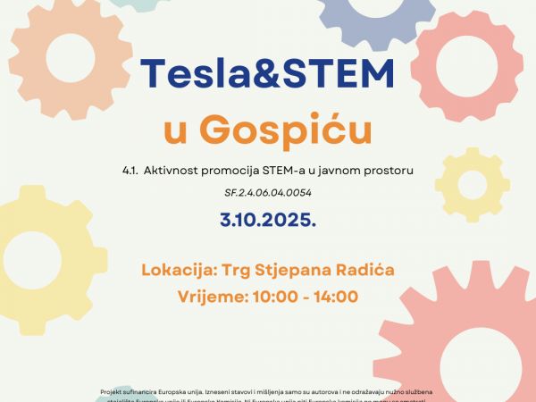 “Tesla&STEM” u Gospiću 3. listopada 2025.