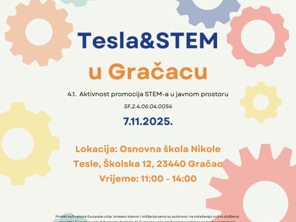 Gračac postaje središte znatiželje i inovacija – stiže „Tesla&STEM“