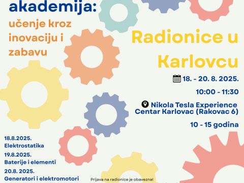 Nikola Tesla Network - Radionice u Karlovcu od 18. do 20. kolovoza
