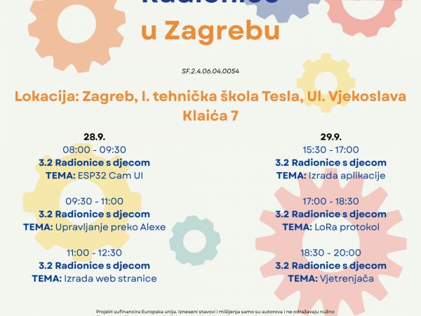 Nastavljamo sa STEM radionicama u Zagrebu!