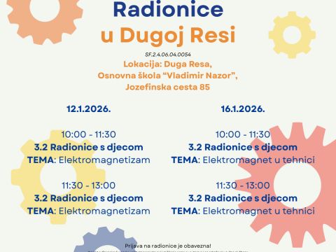 Nikola Tesla Network - STEM radionice u Dugoj Resi - od teorije do sklapanja elektromagneta