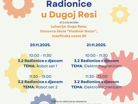 Nikola Tesla Network - STEM radionice u Dugoj Resi – od sklapanja robota do tajni elektromagnetizma