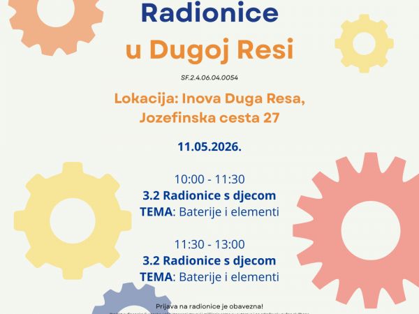 Teslina STEM akademija nastavlja s radionicama u Dugoj Resi!