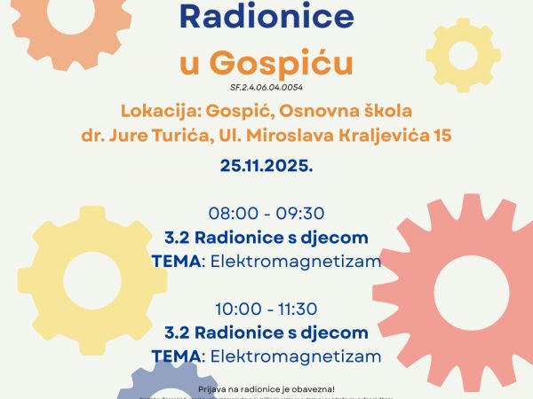 Zimski dani, topla znanost: djeca u Gospiću otkrivaju elektrtomagnetizam