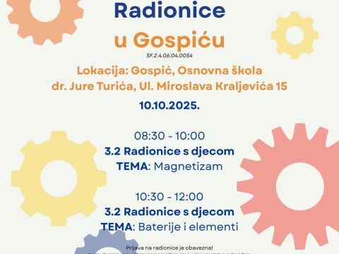 Nikola Tesla Network - Jesenska čarolija znanosti dolazi u Gospić: radionice magnetizma i optičkih vlakana