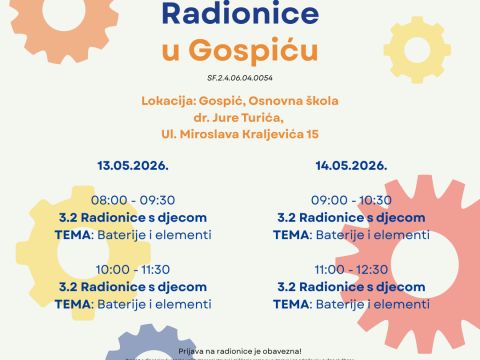Nikola Tesla Network - STEM radionice stižu u Gospić!