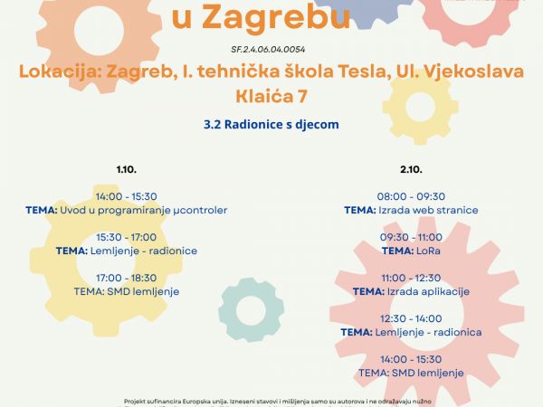 Od mikrokontrolera do izrade aplikacije: nove STEM radionice u Zagrebu Od mikrokontrolera do izrade aplikacije: nove STEM radionice u Zagrebu