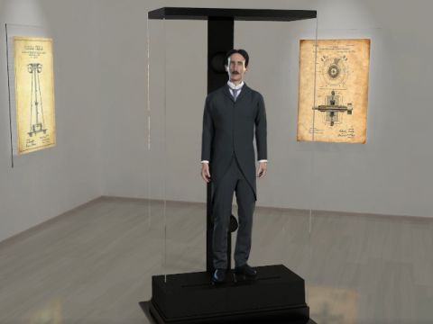 Nikola Tesla Network - 3D Nikola Tesla